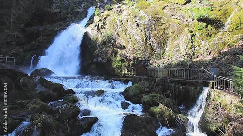 Famous Triberg Waterfalls, Black Forest, Germany