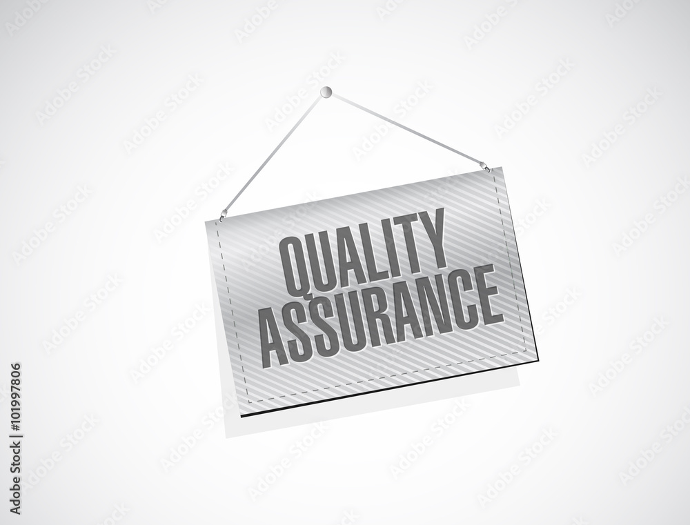 Quality Assurance banner sign concept Quality Assurance banner sign concept
