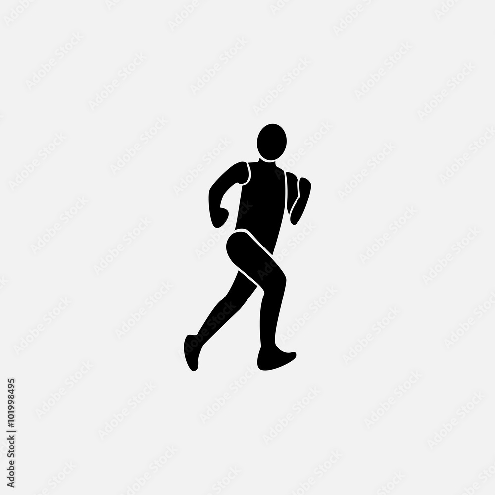 man running icon man running icon