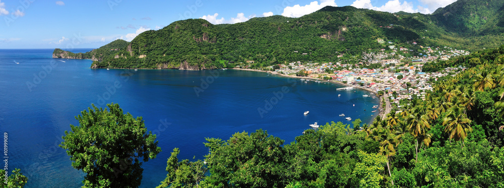 Obraz premium Soufriere, Saint Lucia