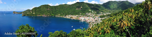 Town of Soufriere by the Bay
