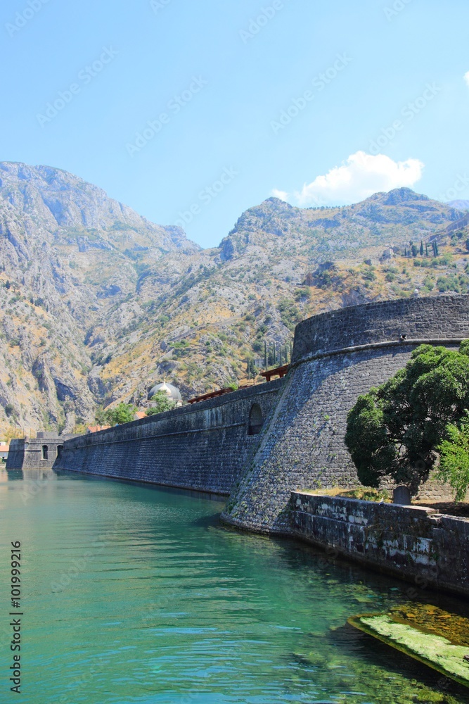 Fototapeta premium Kotor old town in Montenegro 