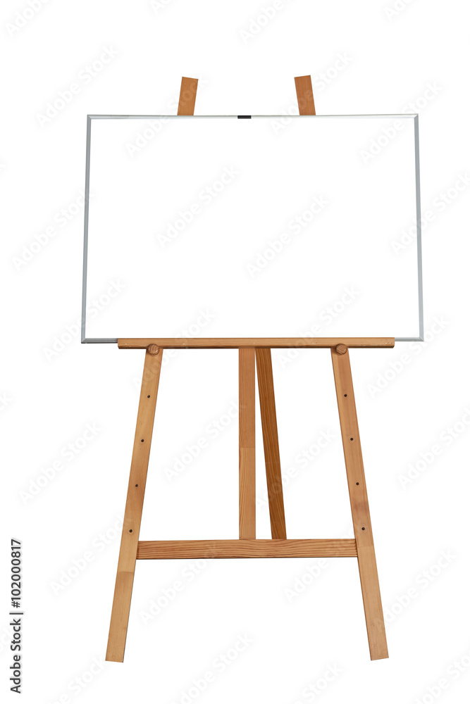 Blank wood storefront chalkboard label isolated on white background Blank wood storefront chalkboard label isolated on white background