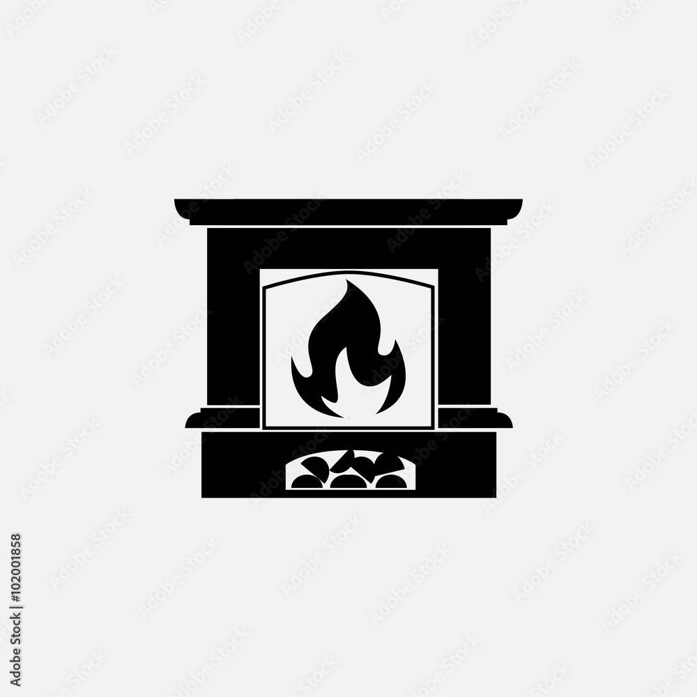 fireplace icon fireplace icon
