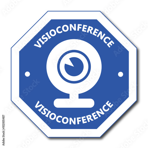 Logo visioconférence.