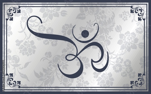 aum syllable, paisley design , Hinduism , India