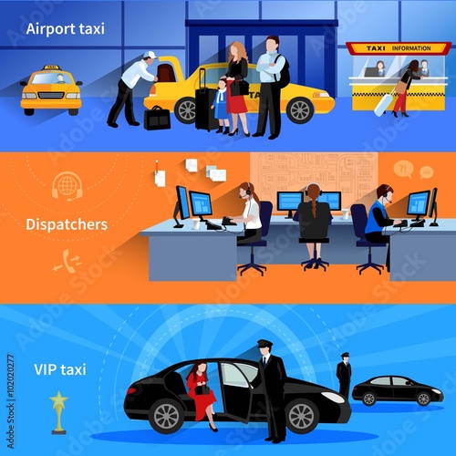 Taxi Horizontal Banners
