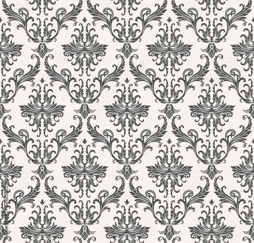 Vector seamless pattern with art ornament for design