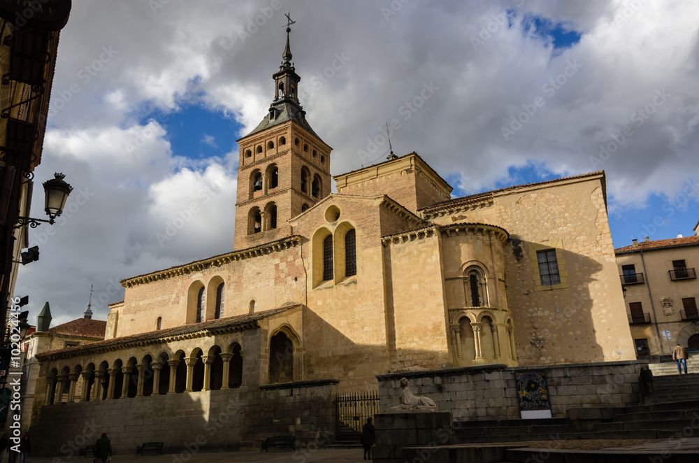 St. Martin's Church in Segovia, Romanesque church, Spain