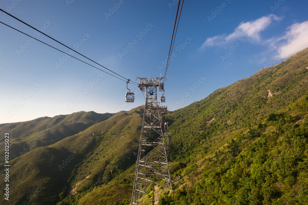 Cable Car at mountains