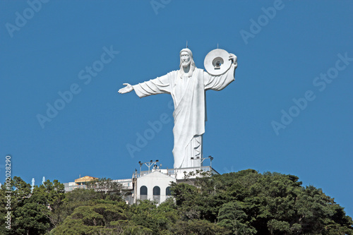 Balneario Camboriu - Brazil - Cristo Luz Monument photo
