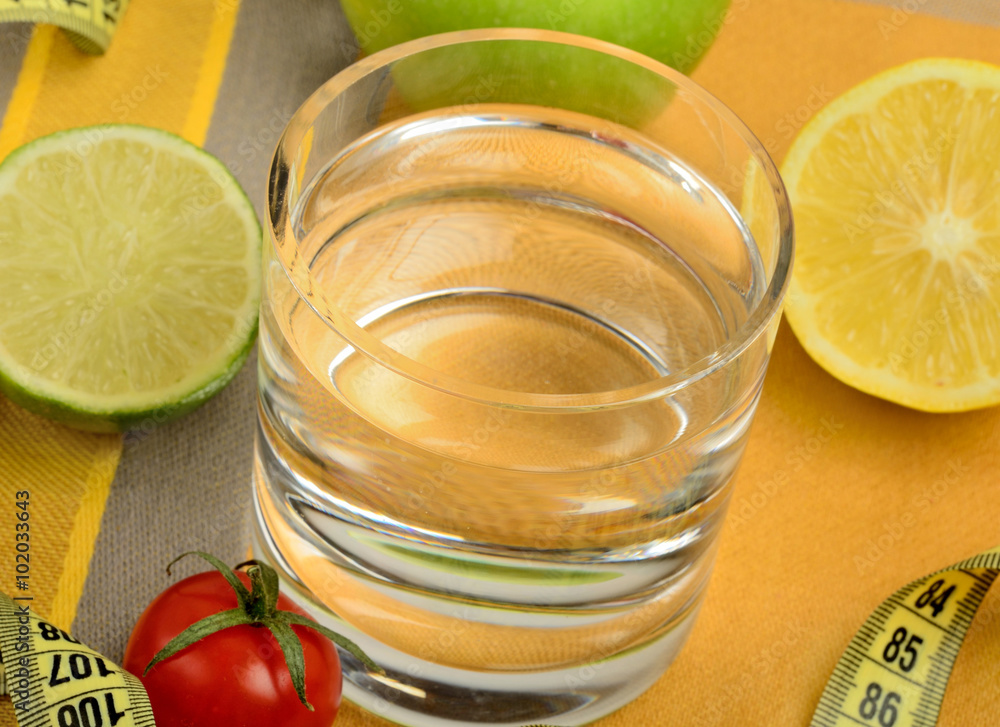Glass with water Glass with water