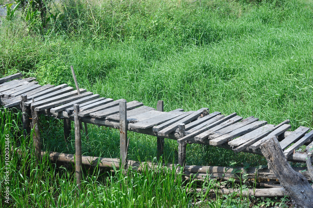 wooden bridge