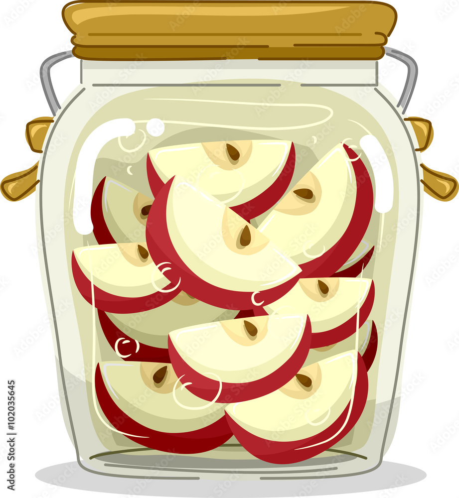 Canned Apple Jar