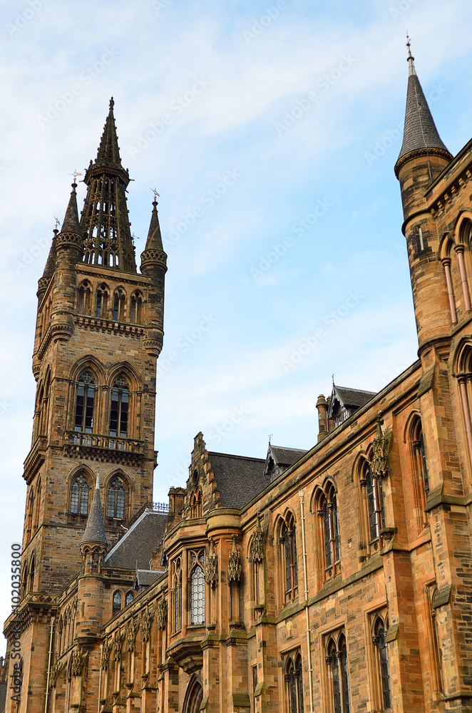 University of Glasgow Main Building - Scotland..