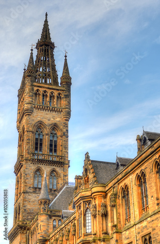 University of Glasgow Main Building - Scotland..