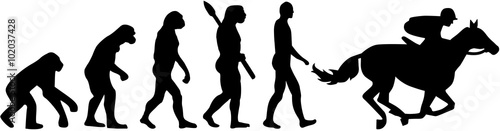 Horse race evolution