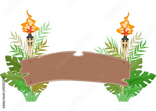 Jungle Wood Banner