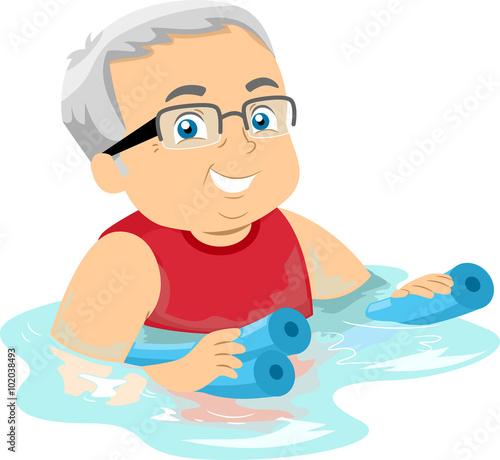 Senior Man Floater