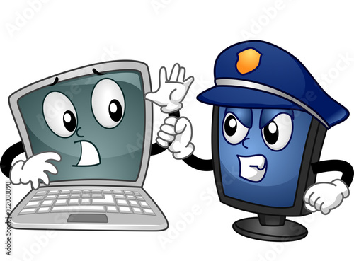 Mascot Laptop Online Security