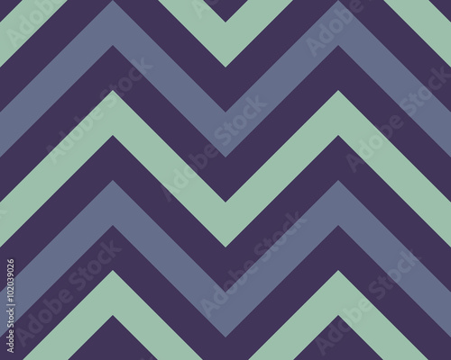 Seamless geometric strip pattern. Stripy texture. Zig-zag line background. Diagonal strips. Soft, blue, gray, green, turquoise, white colors. Winter theme. Vector