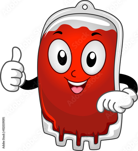 Mascot Blood Bag