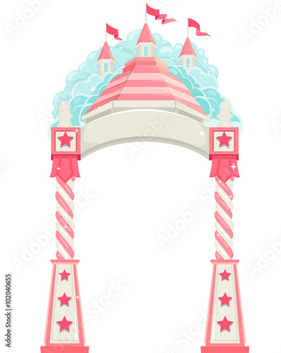 Welcome Arch Enchanted Castle