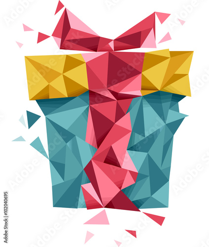 Abstract Gift Geometric Design