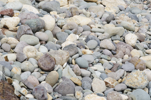  big sea pebble closeup