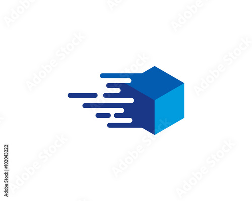 Box Exprees Logo Design Template