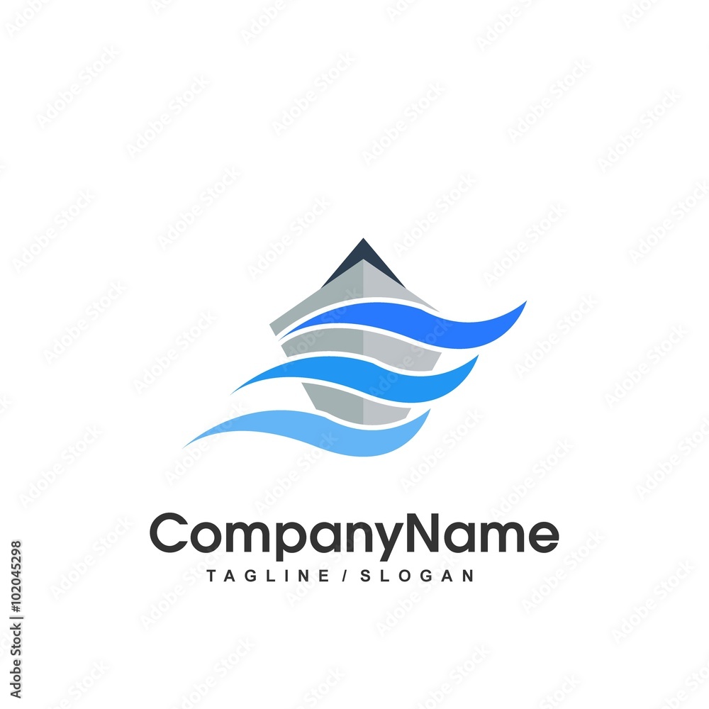 Naklejka premium cruise logo icon Vector