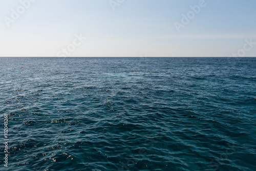 Dark sea surface with waves