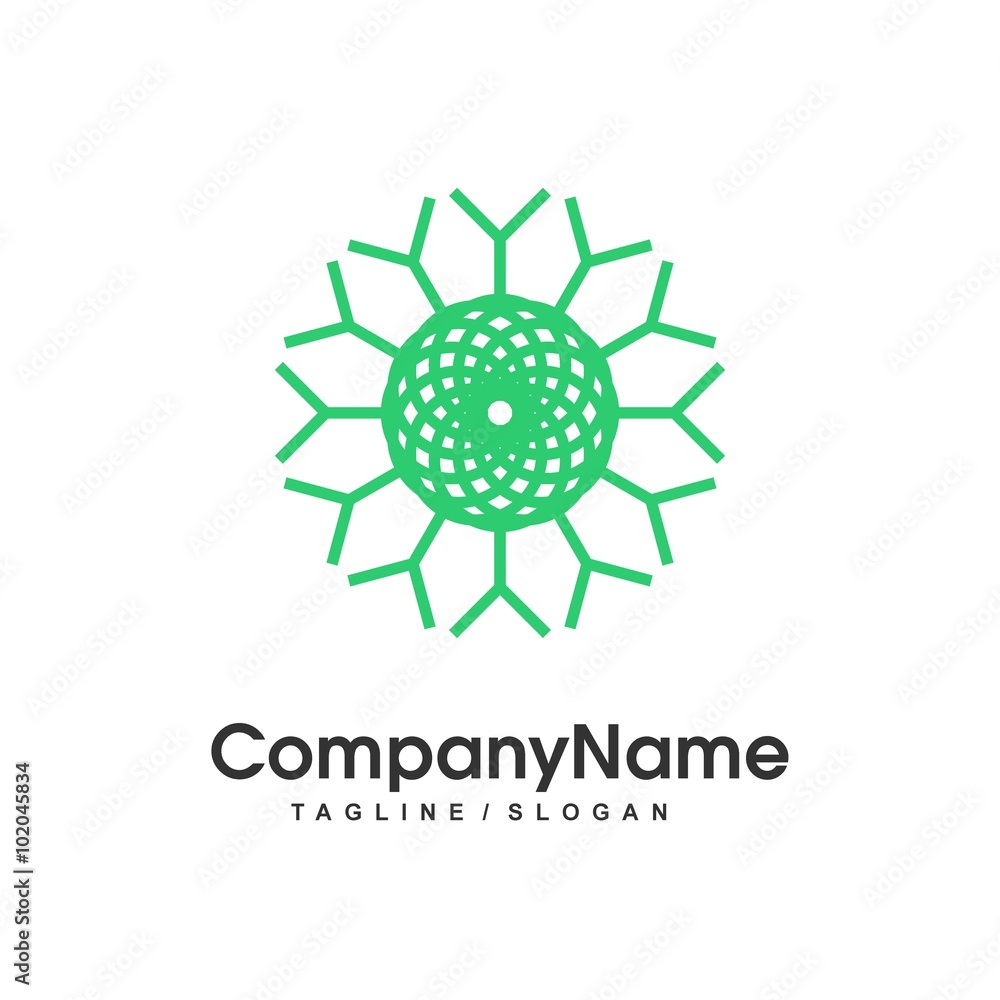 florist logo icon Vector florist logo icon Vector