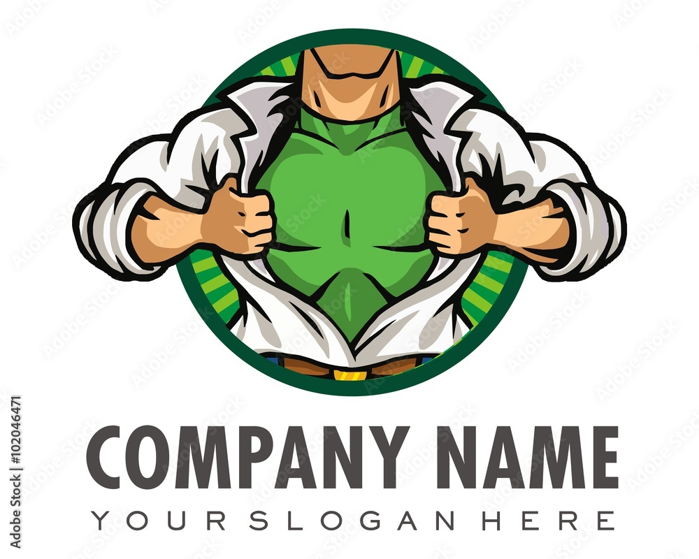 chest man logo vector chest man logo vector