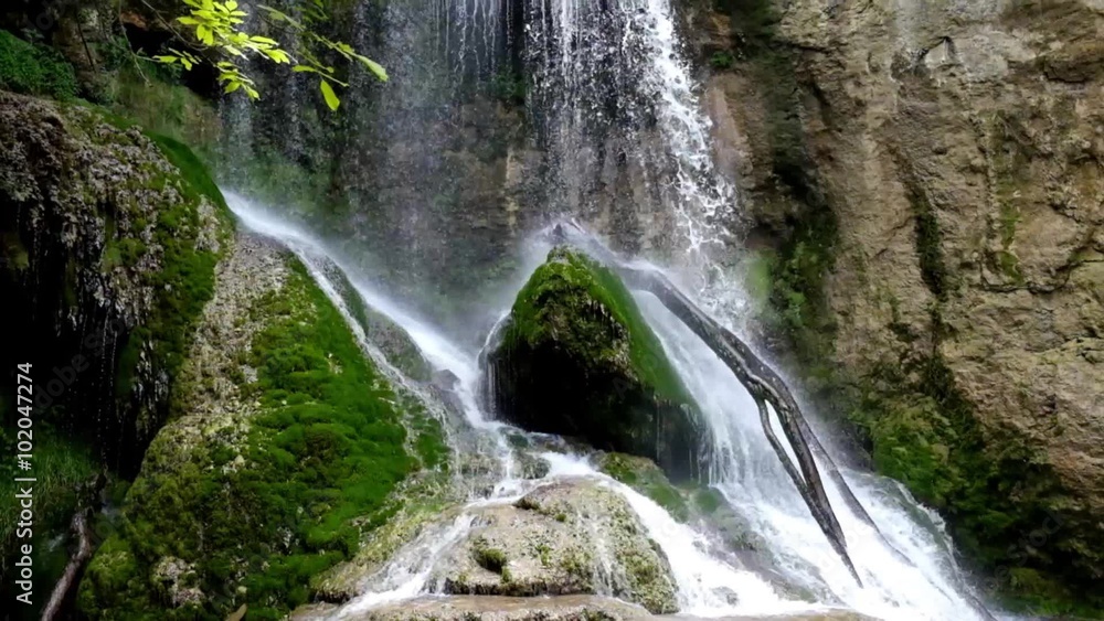 Waterfall in a forest Waterfall in a forest