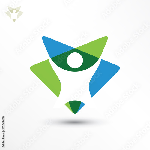Abstract Modern Colorful Healthy People Logo