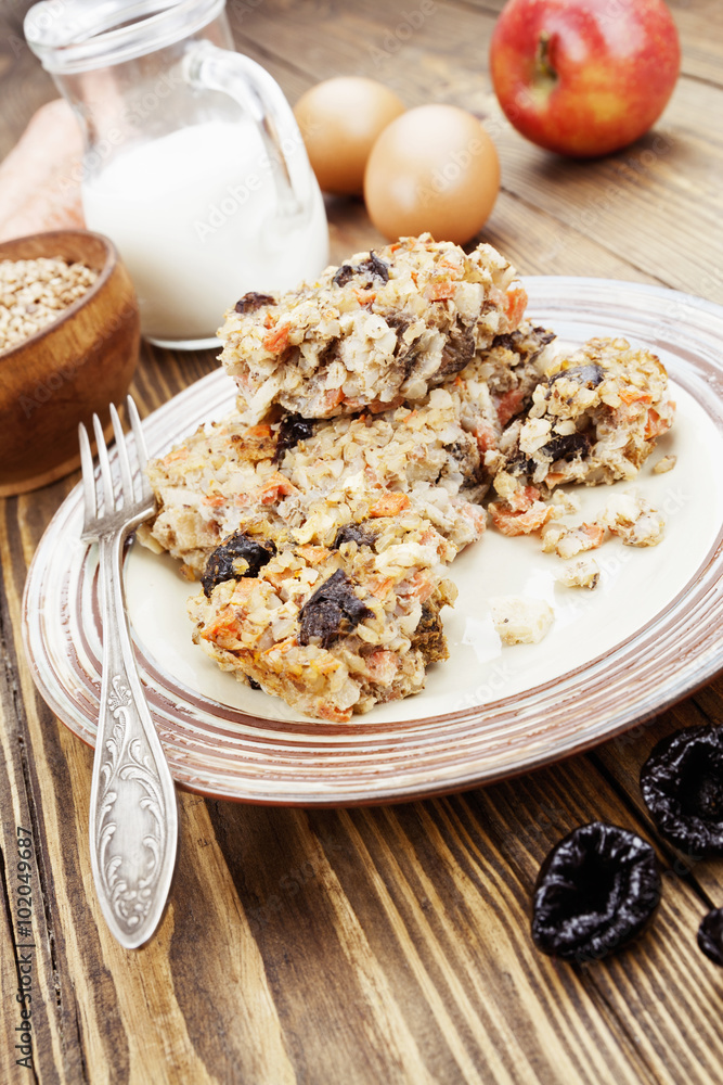 Casserole of buckwheat Casserole of buckwheat