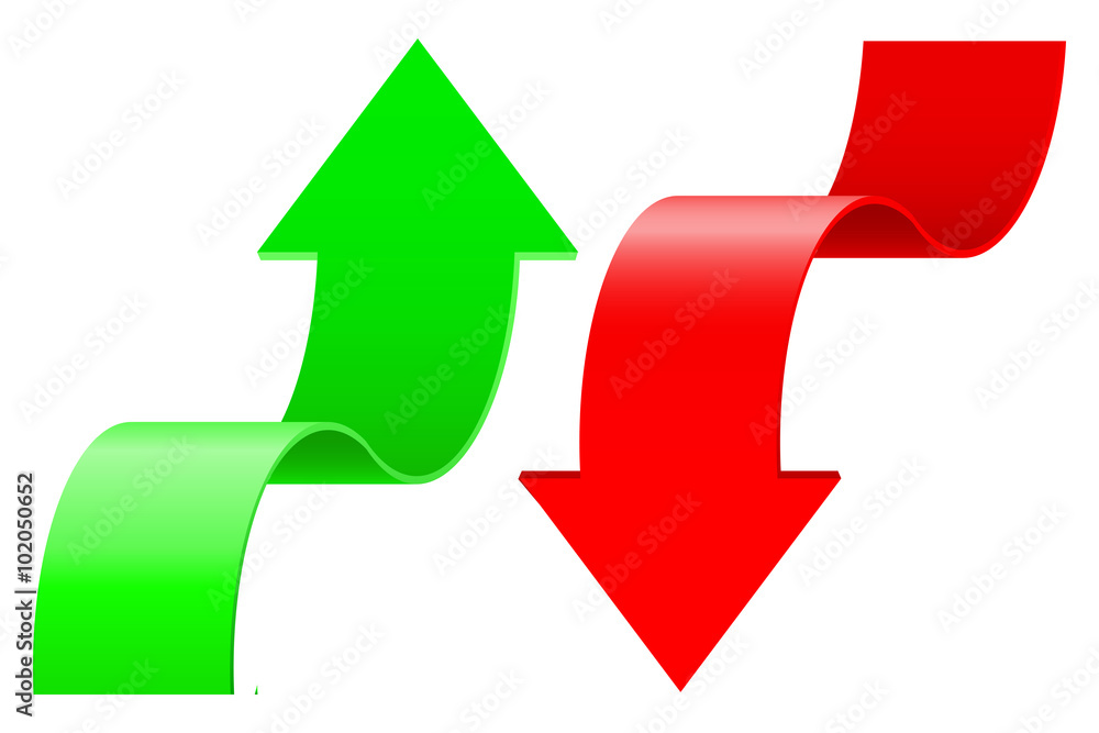 Arrows. UP and DOWN.