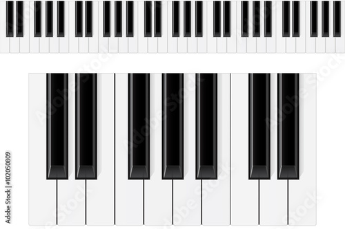 Piano keys.