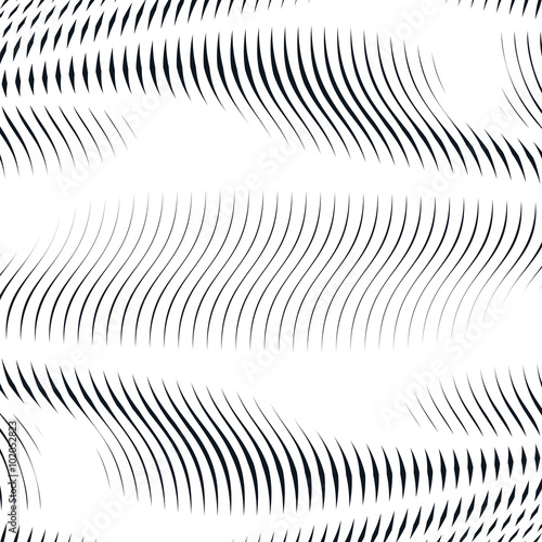 Abstract lined background, optical illusion style. Chaotic lines