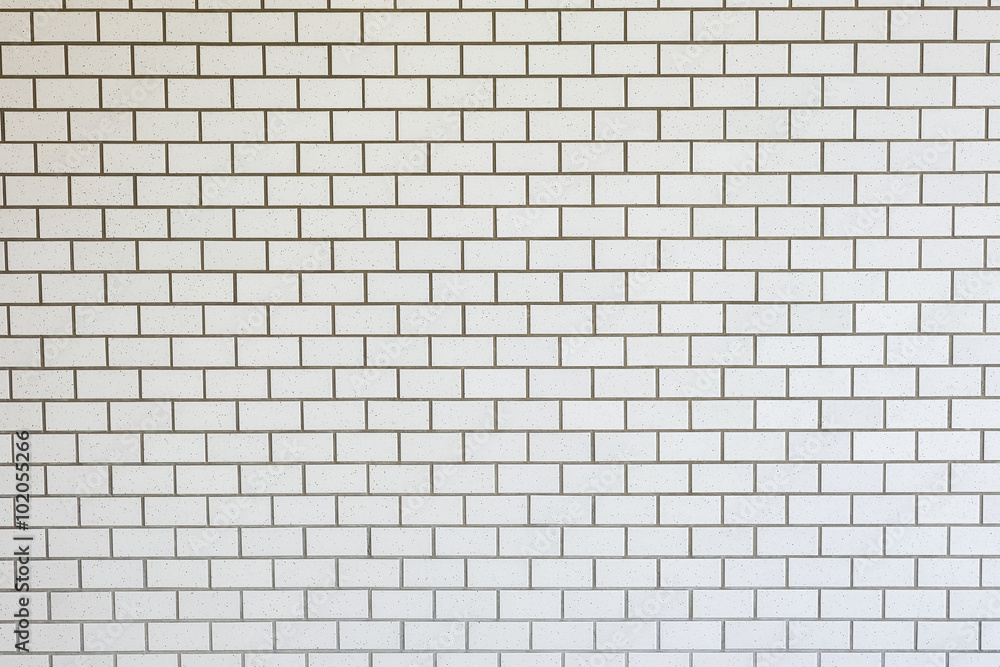 White brick wall background in rural room, grungy rusty blocks o White brick wall background in rural room, grungy rusty blocks o