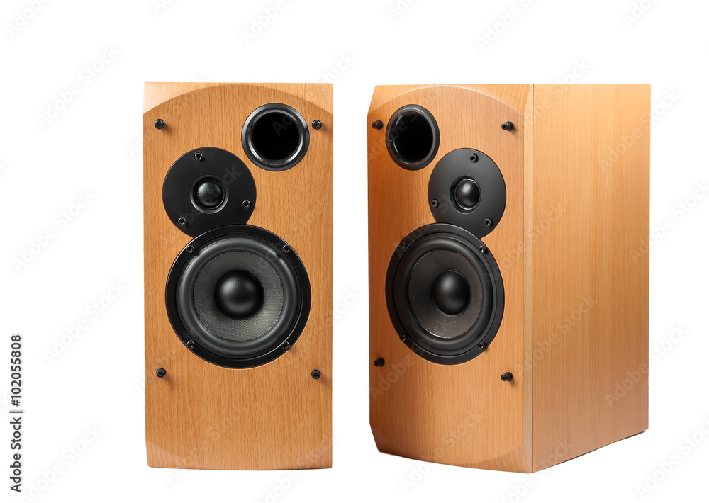 Fototapeta premium Speaker isolated on white background