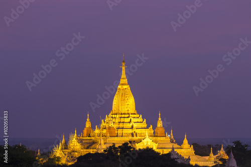 World heritage 4,000 pagoda landscape of Bagan, Myanmar.