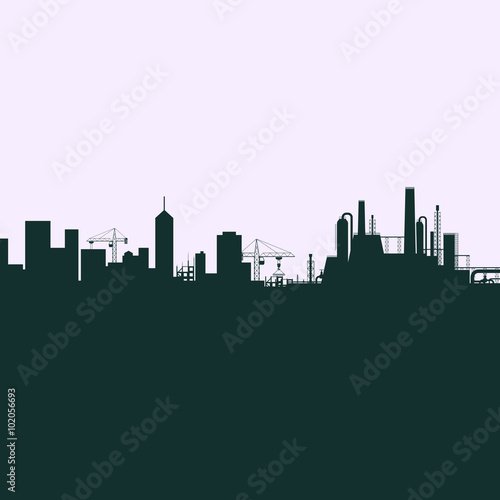 Silhouette of the city