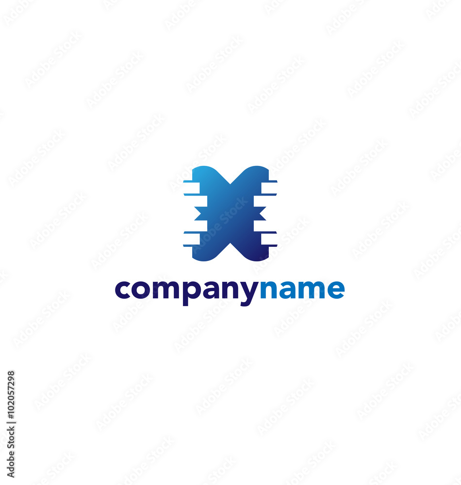 Fototapeta premium Abstract Vector Logo Design Template. Creative Concept Icon