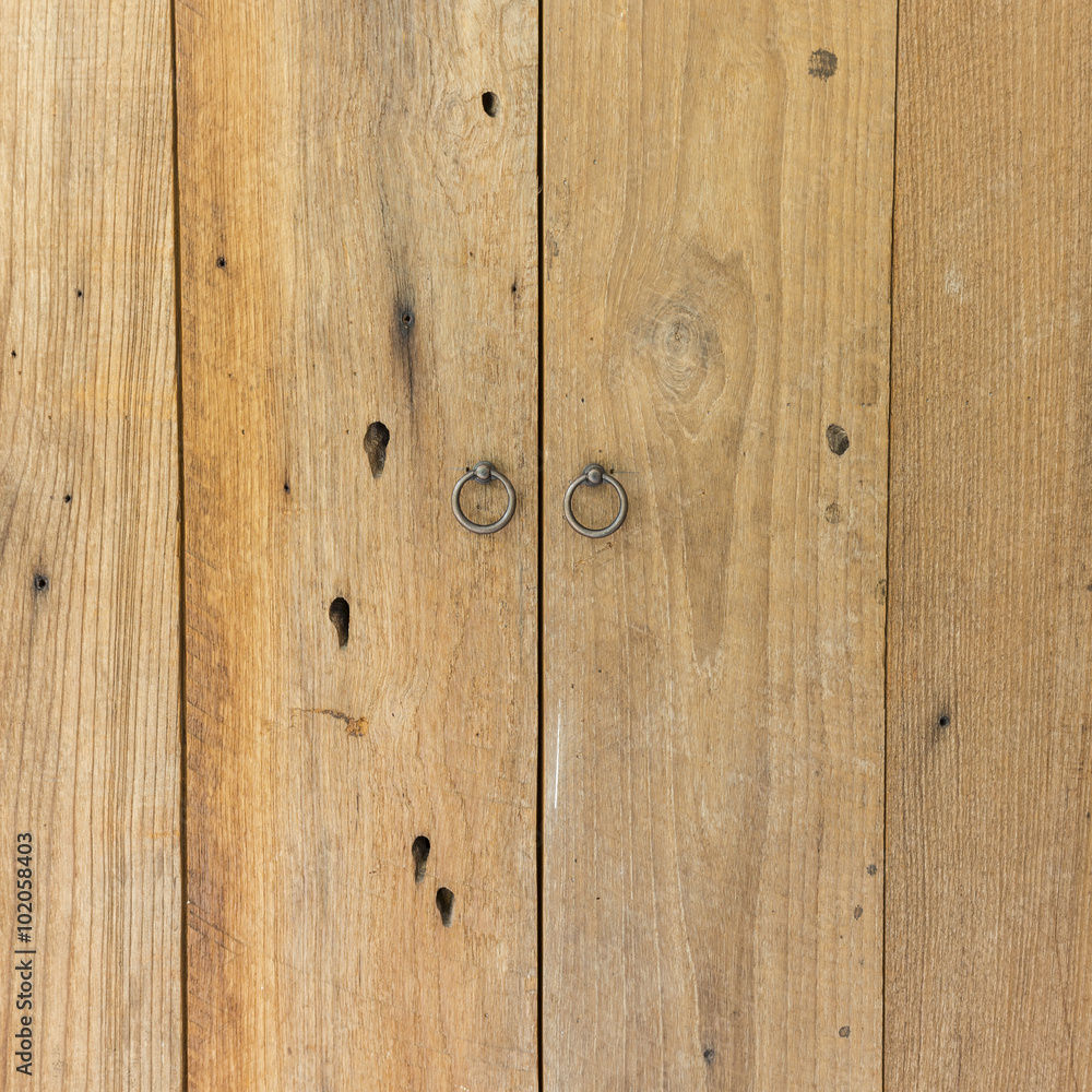 Obraz premium Brown wood plank wall texture background
