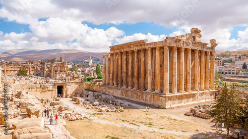 Bacchus temple in Baalbek, Lebanon photo