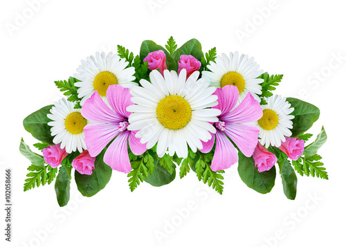 Bouquet with daisies and fi...