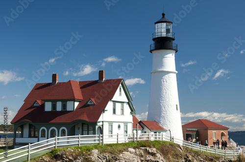 Portland Head Light Lighthouse in Maine, New England, USA