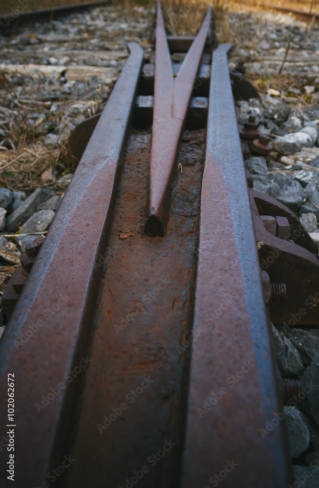 Obraz premium Train tracks